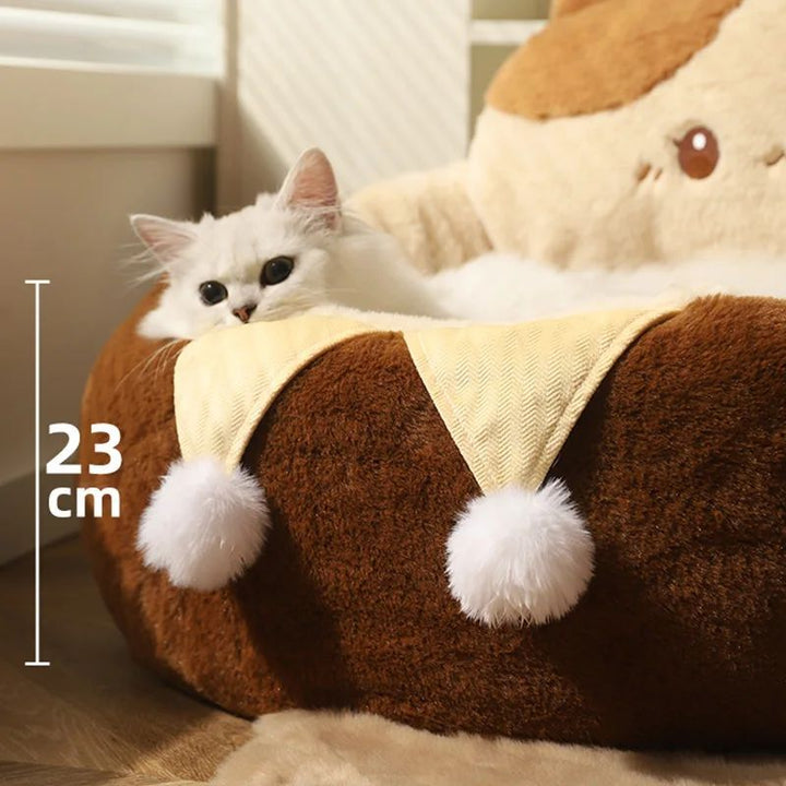 Discover the Cozy Comfort of Our Round Cat Pad Mattress