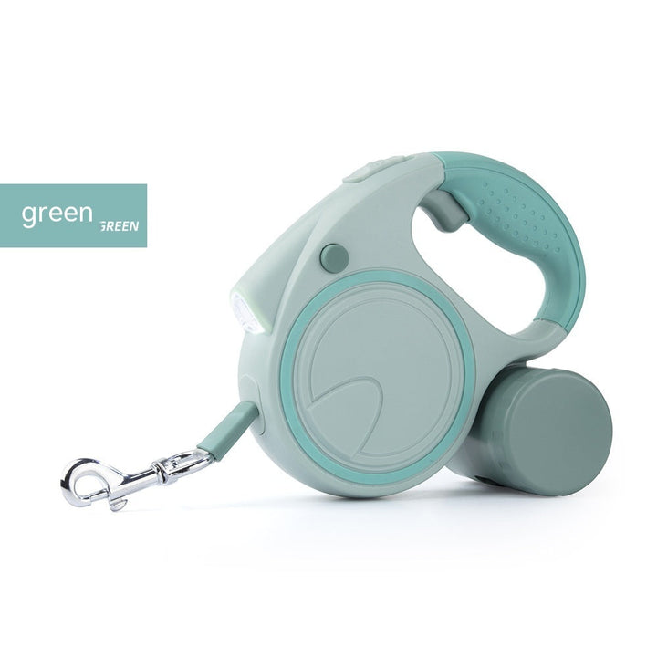 Illuminate Your Walks with the Pet Flashlight Automatic Retractable Leash!