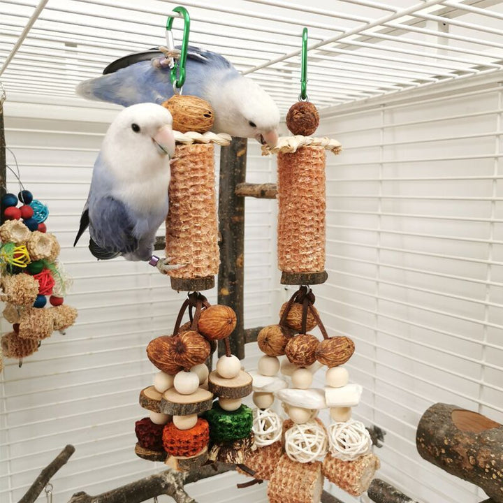 Peony Parrot Bite Toy Combination