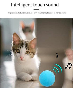Engage Your Feline Friend with the Pet Gravity Ball Smart Touch Sounding Toys
