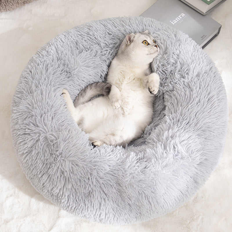Kennel Round Cotton Sleeping Bed For Dogs