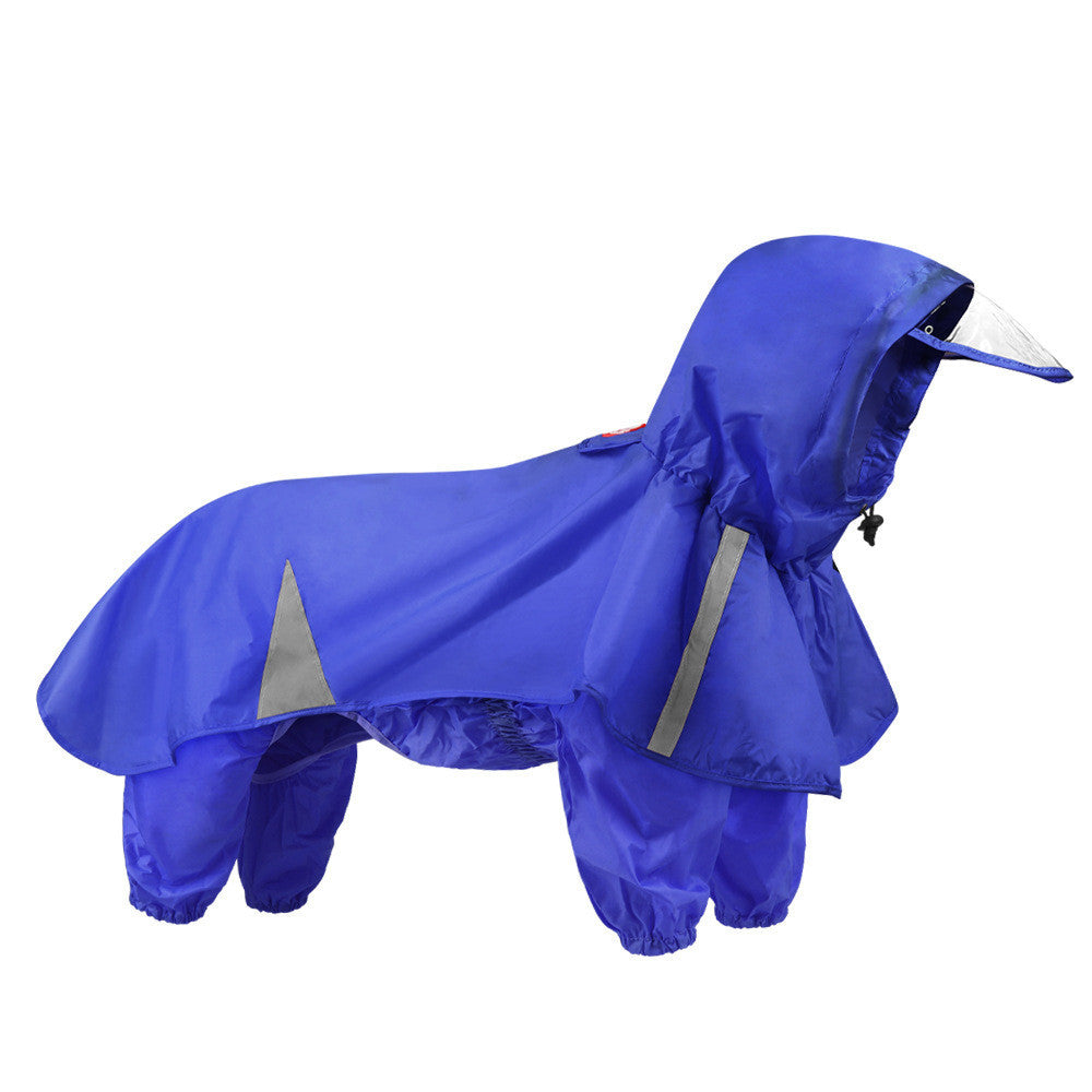 Pet Fashion Cloak Hooded Raincoat