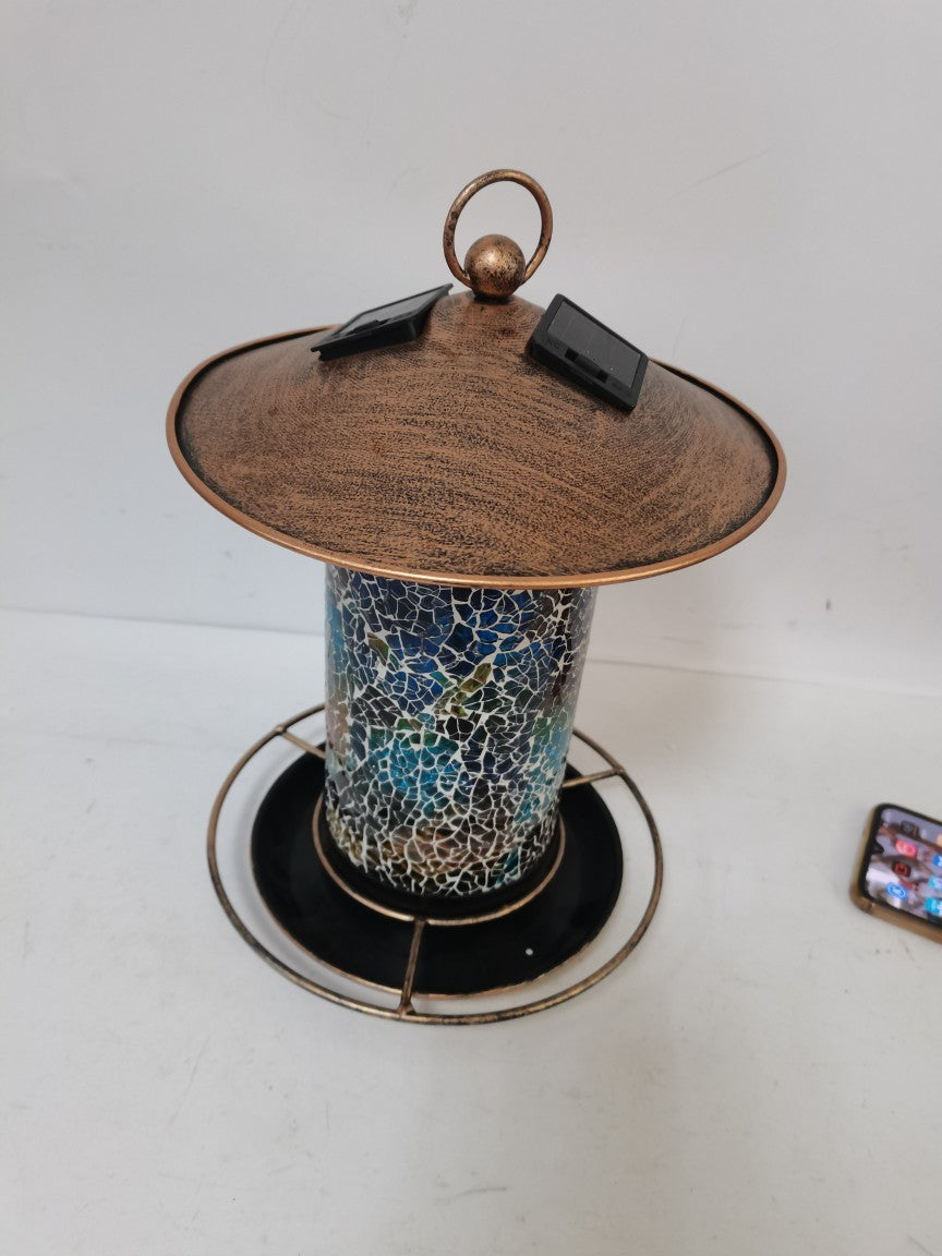 Solar Birds Feeder Outdoor Hanging Bird