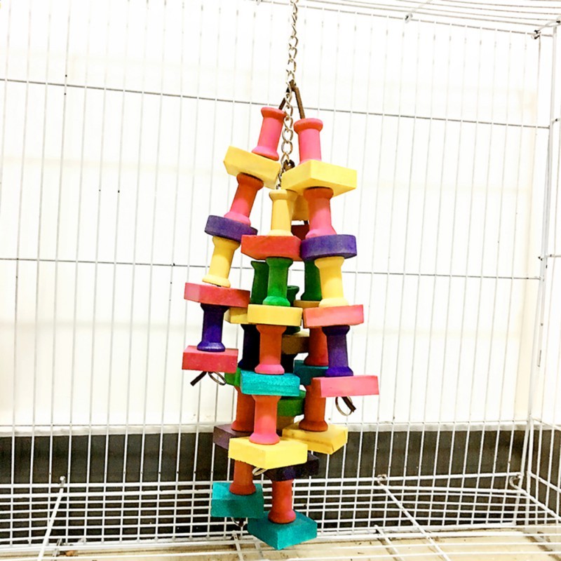 Parrot Building Blocks Chewing Toy