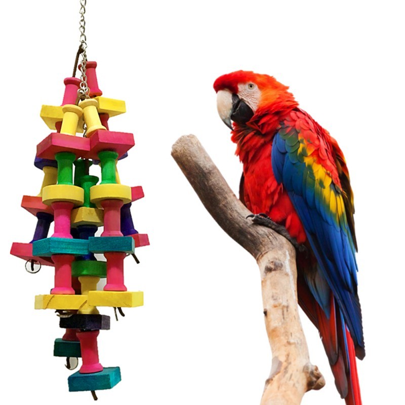 Parrot Building Blocks Chewing Toy
