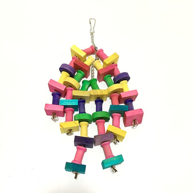 Parrot Building Blocks Chewing Toy