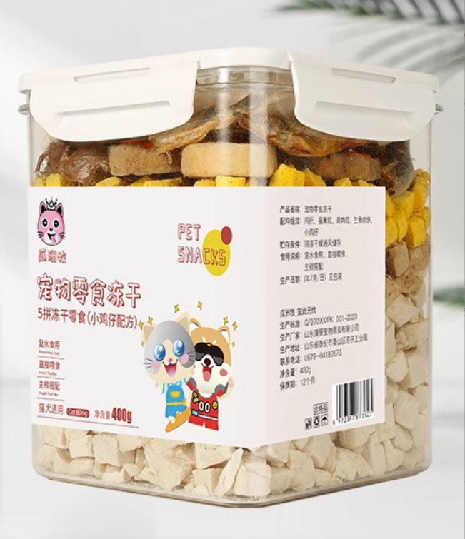 Pet Snacks 500g Chicken Grain Mixed Food