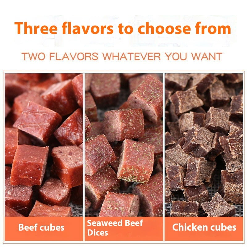Dog Snacks Dried Beef Cubes Pet Snacks