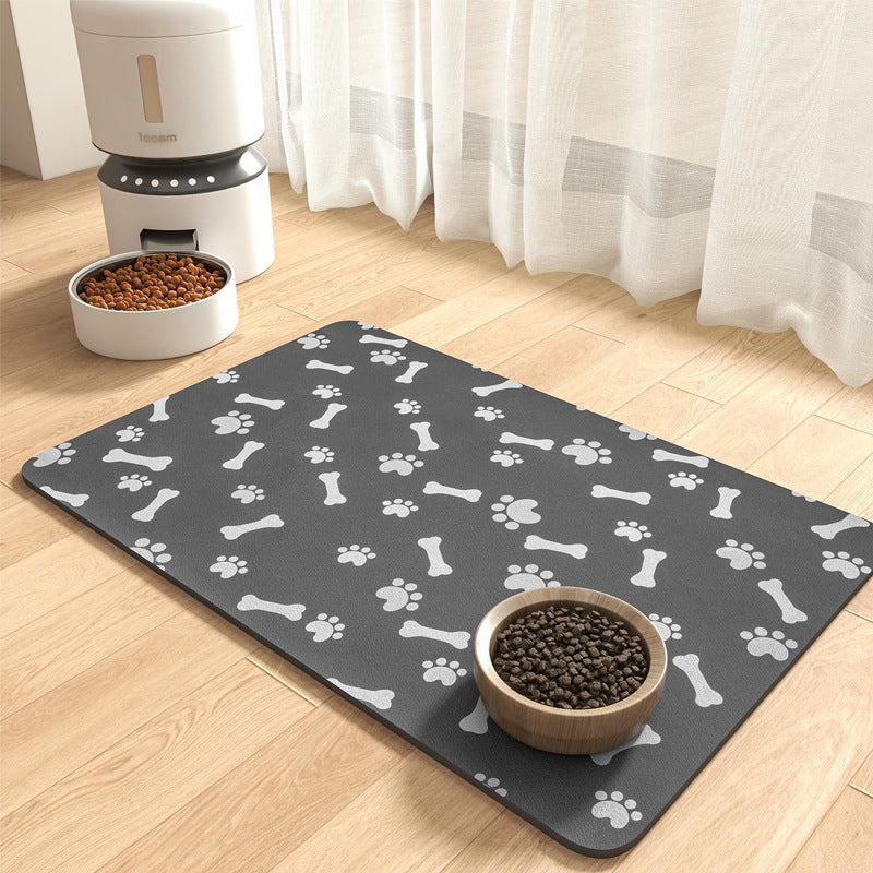 Pet Feeding Mat-Absorbent Dog Mat