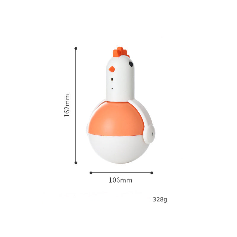 Electric Cat Toy Chicken Laser Sound Cat Toy