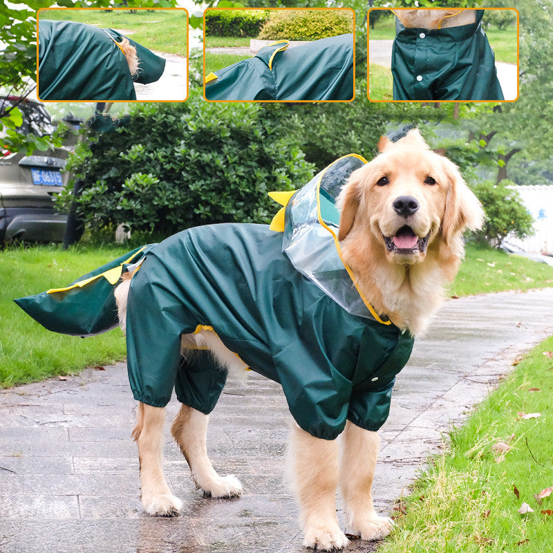 Raincoat All-inclusive Four-legged Pet Suit