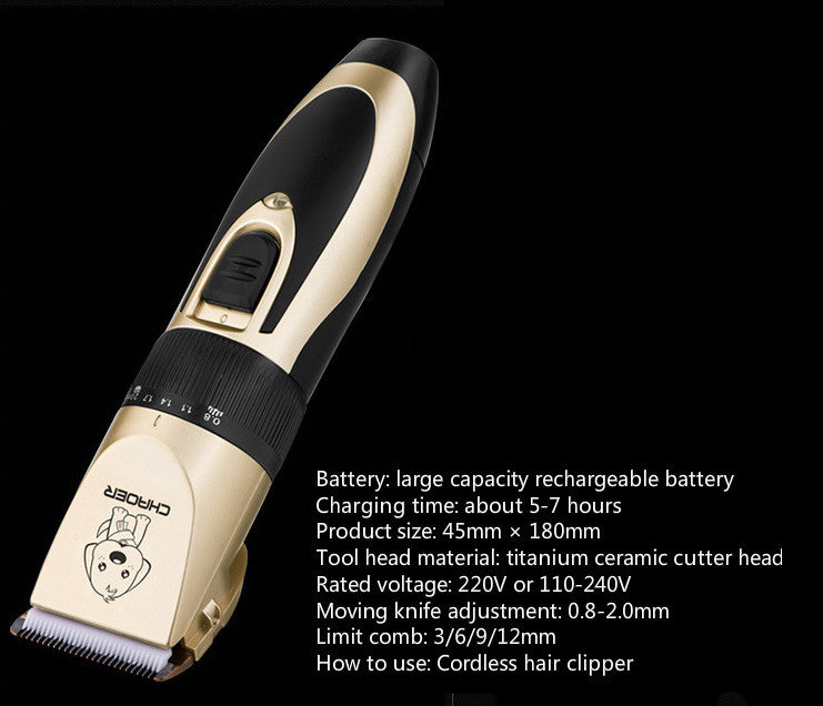 Professional Pet Dog Hair Trimme