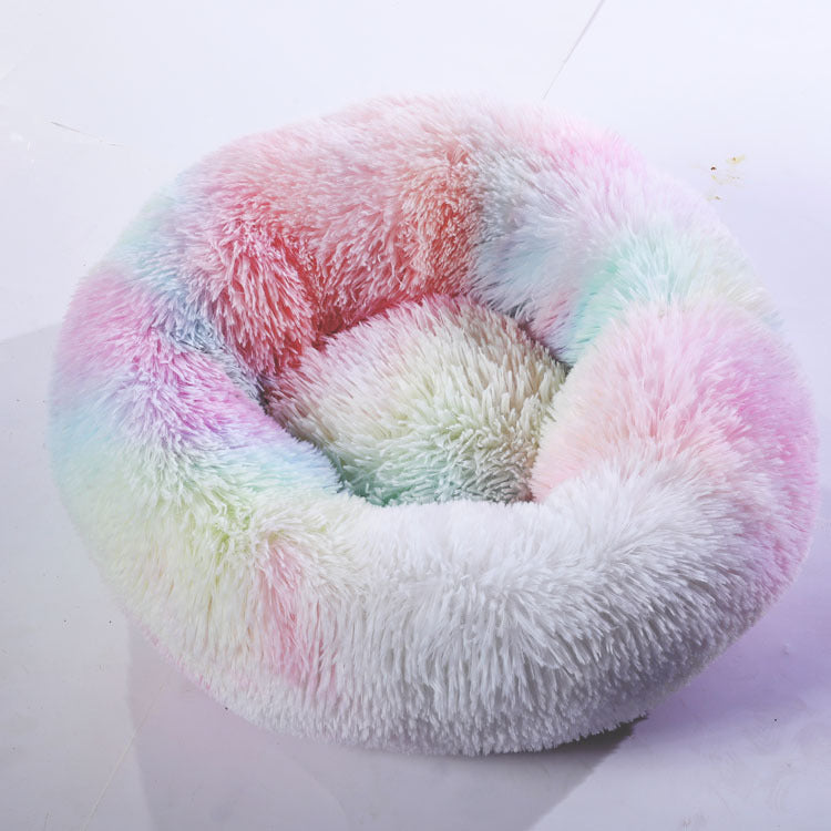 Kennel Round Cotton Sleeping Bed For Dogs