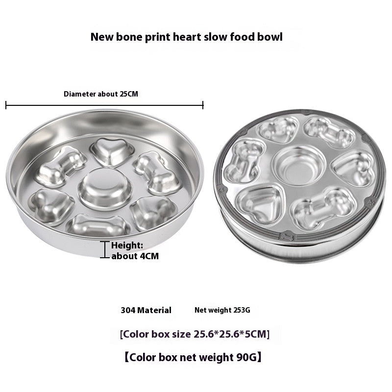 Anti-choke Pet Slow Feeding Bowl