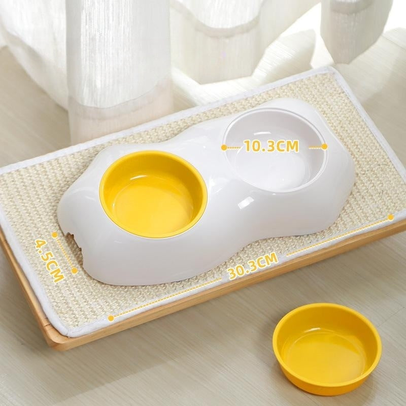 Egg-shaped Pet Bowl Drinking Bowl
