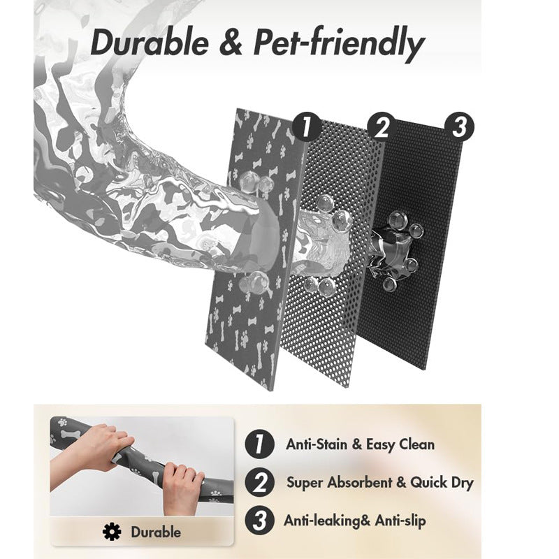 Pet Feeding Mat-Absorbent Dog Mat