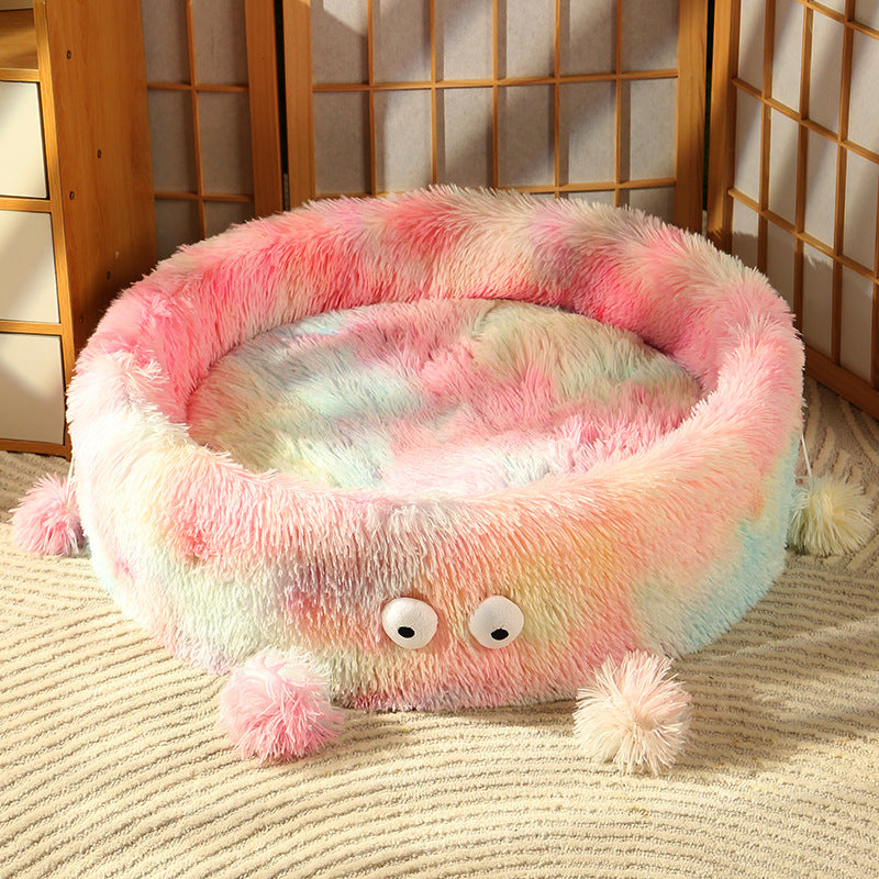 Winter Warm Cute Cat Bed
