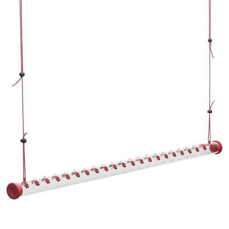 Hanging Red Tube Feeder Flower Hummingbird