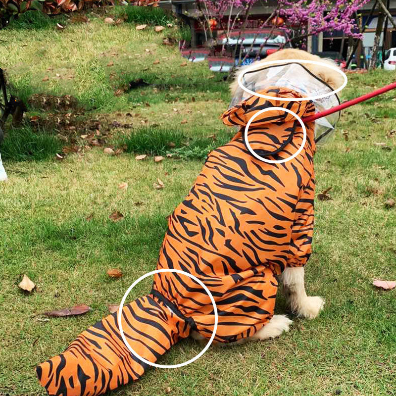 Raincoat All-inclusive Four-legged Pet Suit