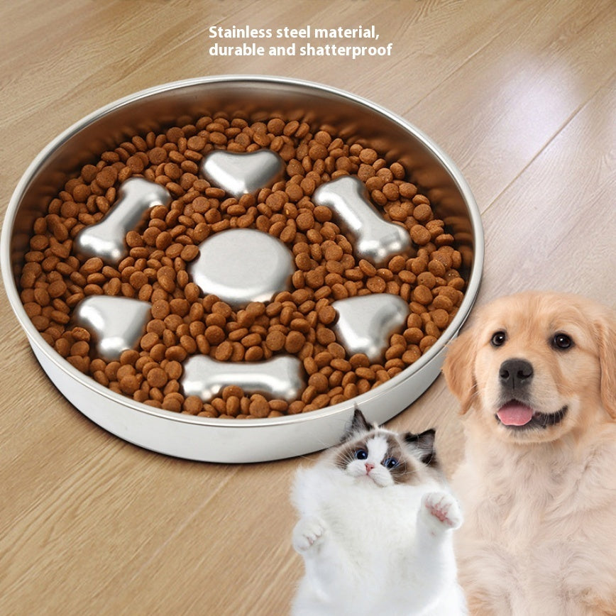 Anti-choke Pet Slow Feeding Bowl