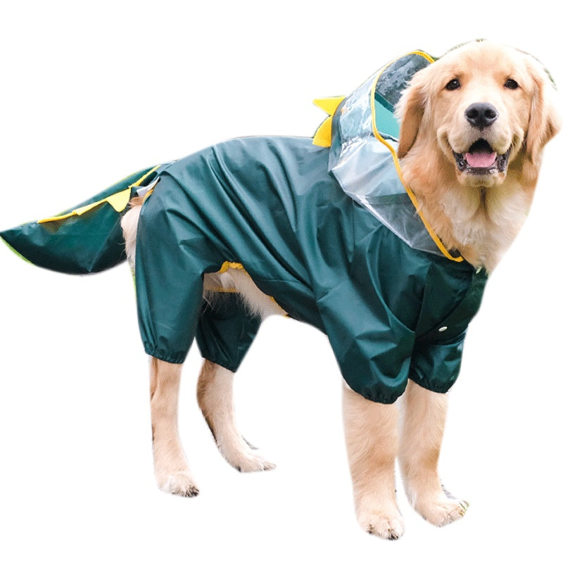 Raincoat All-inclusive Four-legged Pet Suit