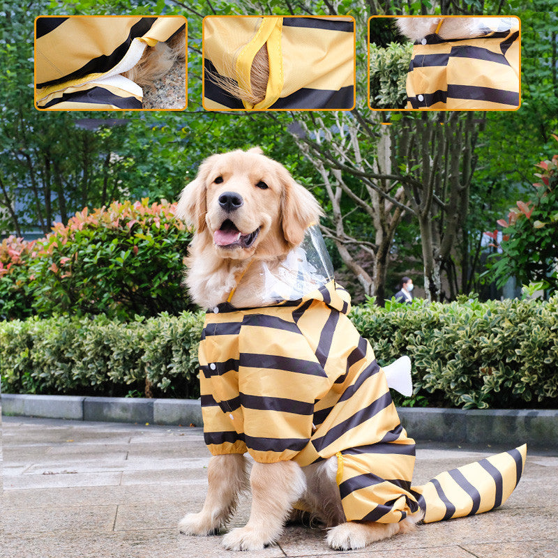 Raincoat All-inclusive Four-legged Pet Suit