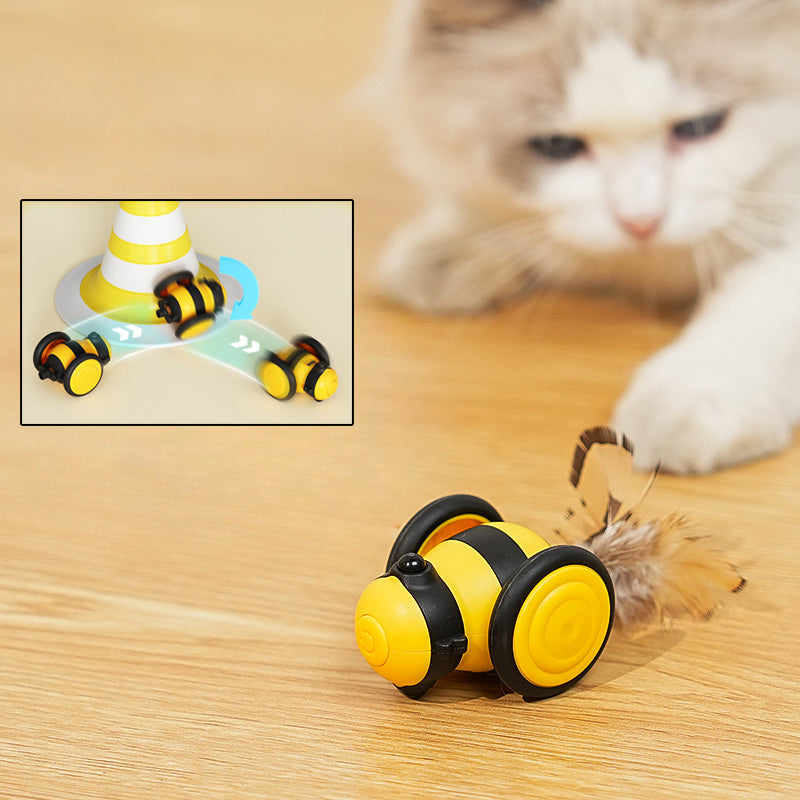 Electric Cat Car Toy Cute Bee Toy
