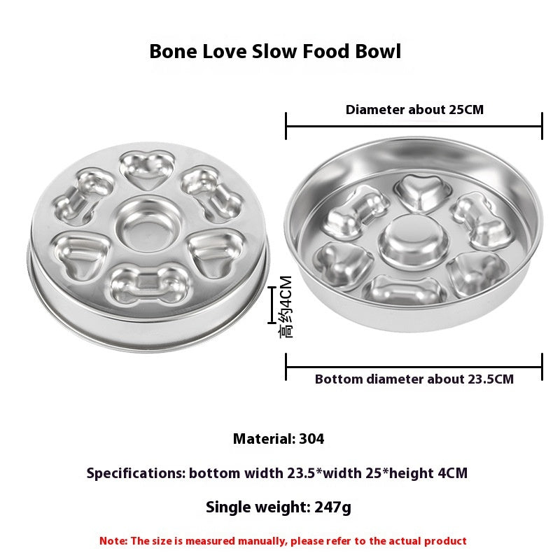 Anti-choke Pet Slow Feeding Bowl
