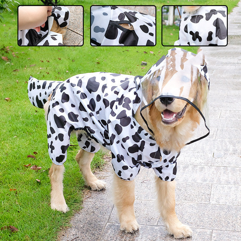 Raincoat All-inclusive Four-legged Pet Suit