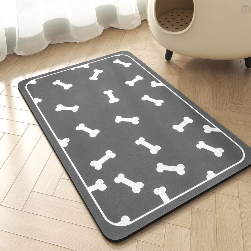 Pet Feeding Mat-Absorbent Dog Mat