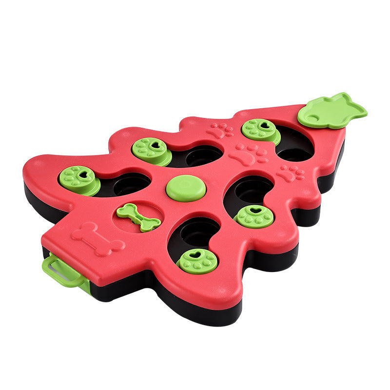 Interactive Dog Puzzle Toys Christmas Tree