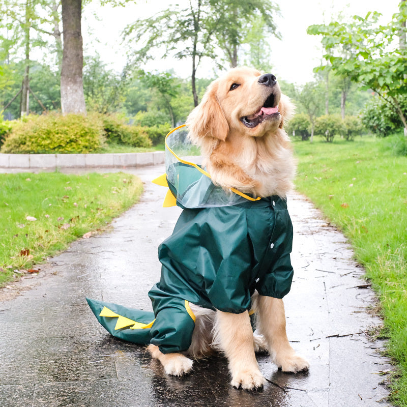 Raincoat All-inclusive Four-legged Pet Suit