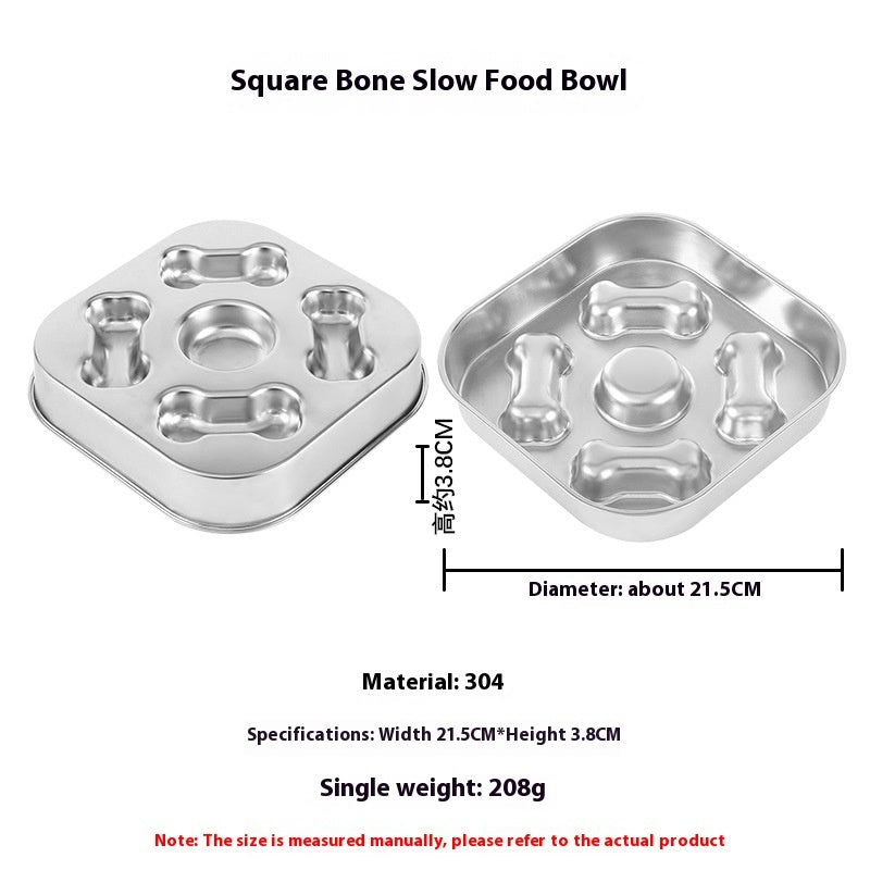 Anti-choke Pet Slow Feeding Bowl