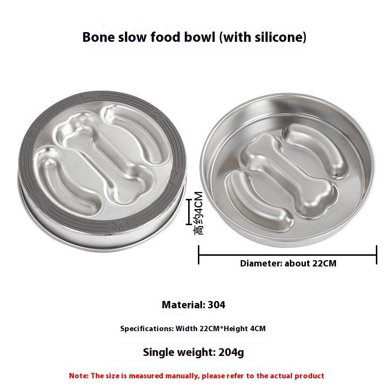 Anti-choke Pet Slow Feeding Bowl