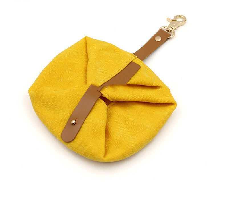 Folding Dog Bowl Canvas Dog Tableware