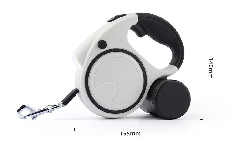 Pet Flashlight Automatic Retractable Leash