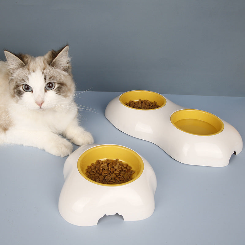 Egg-shaped Pet Bowl Drinking Bowl