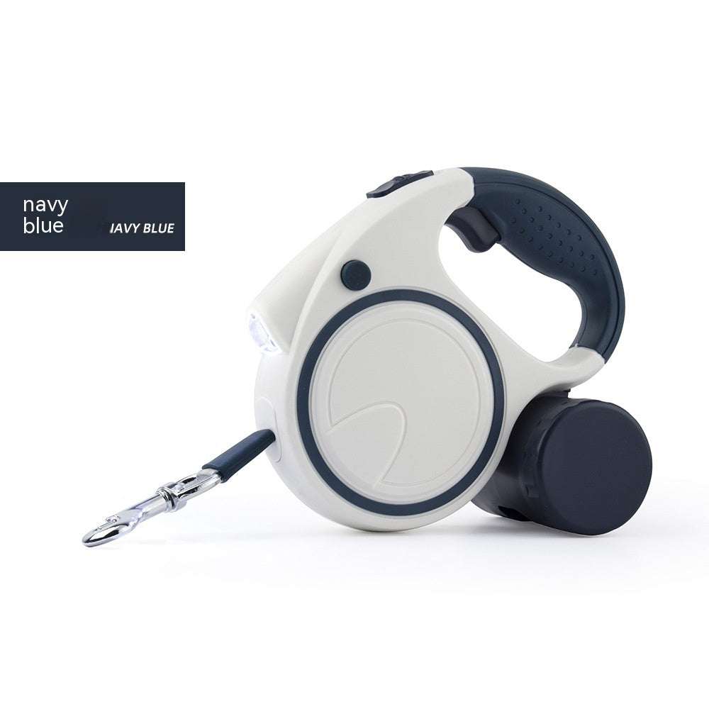 Pet Flashlight Automatic Retractable Leash