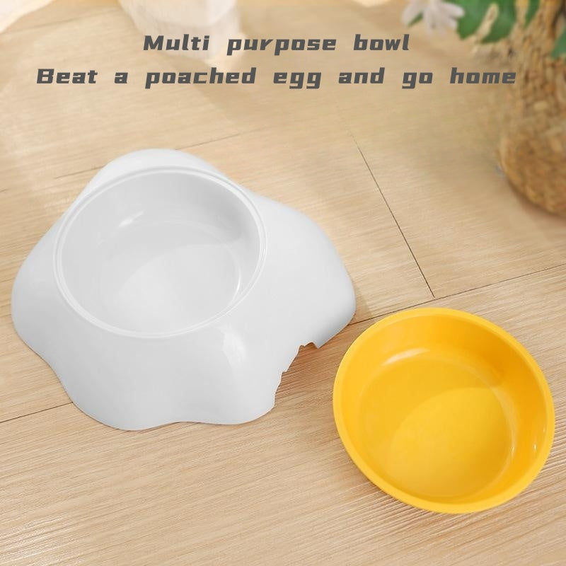 Egg-shaped Pet Bowl Drinking Bowl