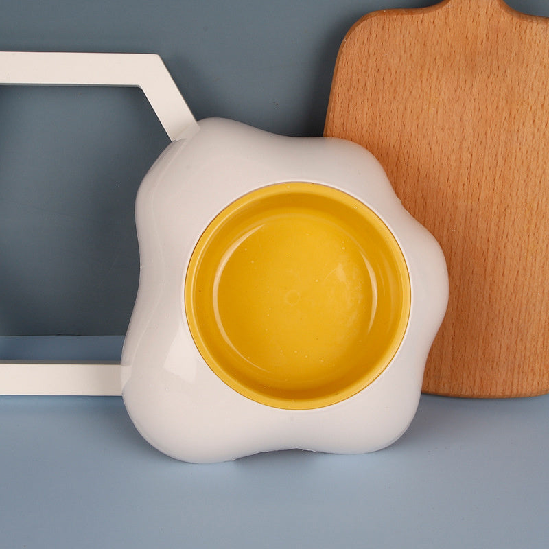 Egg-shaped Pet Bowl Drinking Bowl