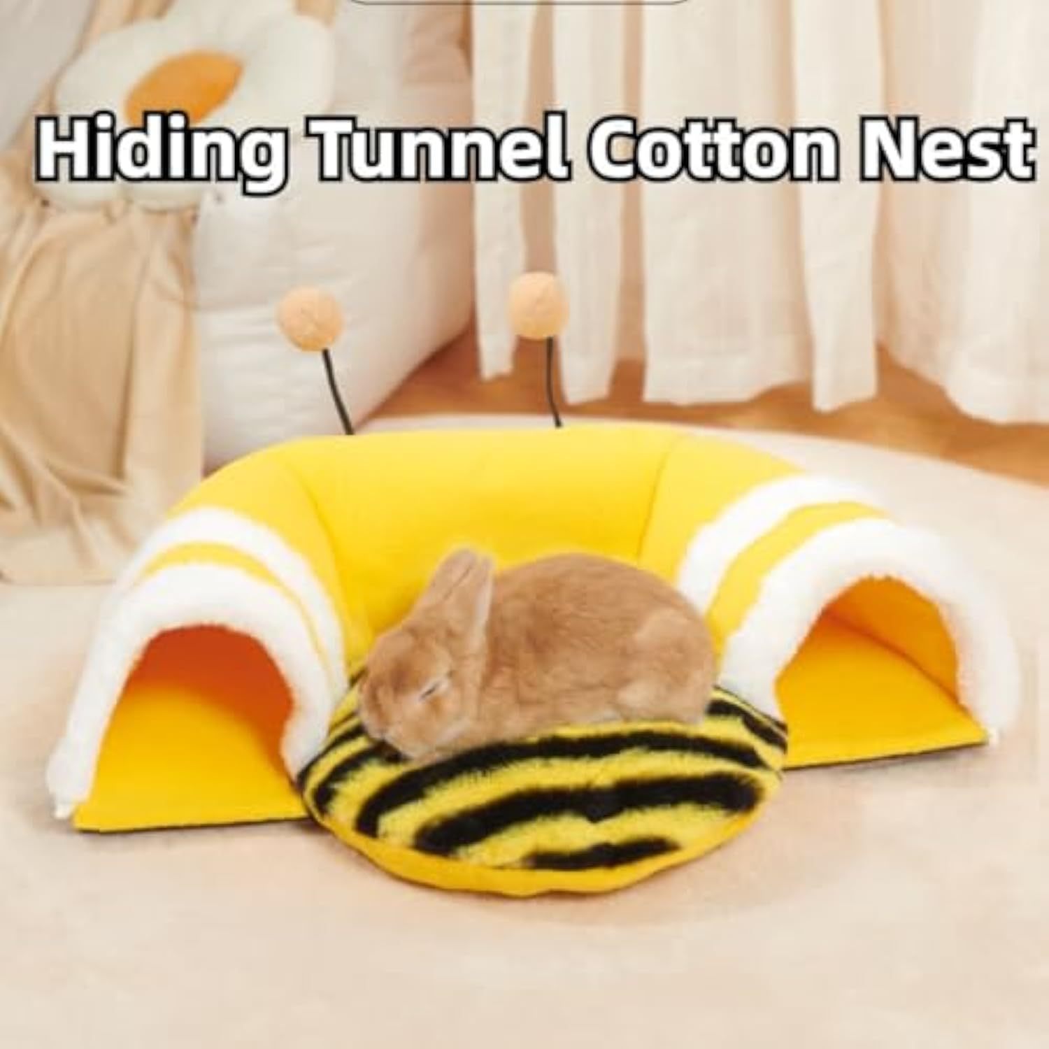 Warm Rabbit Hideout Tunnel Bed