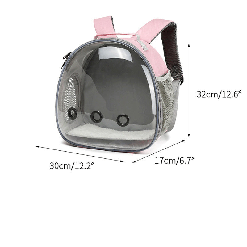 Pet Backpack Hamster Carrier Cage