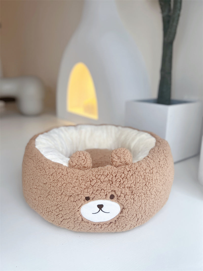 Pet Nest Cushion Round Bed