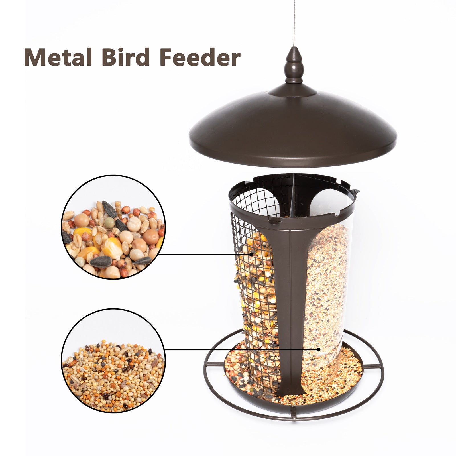 Outdoor Garden 2-in-1 Feeder Hanging Automatic